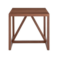Strut Side Table in Walnut - Angle 3