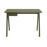 Stash Desk in Olive on Ash - Angle 5
