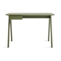 Stash Desk in Olive on Ash - Angle 1