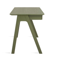 Stash Desk in Olive on Ash - Angle 7