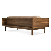 Souvenir Sofa in Irving Copper Stripe / Walnut - Angle 6