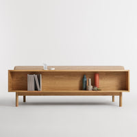 Souvenir Sofa in Irving Copper Stripe / Walnut - Angle 7