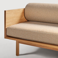 Souvenir Sofa en Irving Copper Stripe / White Oak - ángulo 8