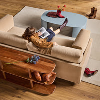 Driftgood Shelf in White Oak - Angle 3