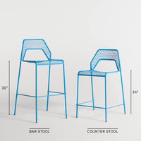 Hot Mesh Stool in Black - Angle 3