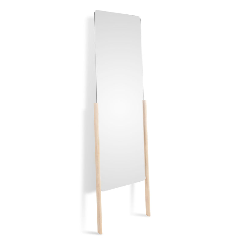 TDH Leaning Mirror en White Ash