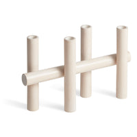Tally Candelabra in Whitewashed Ash - Angle 4