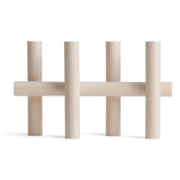 Tally Candelabra in Whitewashed Ash - Angle 1