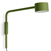 Verge Adjustable Sconce in Grasshopper - Angle 1