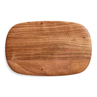 Serves Up Medium Cutting Board in Acacia - Angle 4