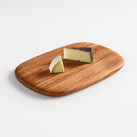 Serves Up Small Cutting Board in Acacia - Angle 2