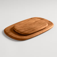 Serves Up Medium Cutting Board in Acacia - Angle 5