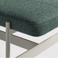 Daybench in Maharam Mantle in Parsley / Putty - Angle 6