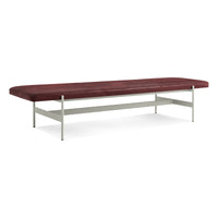 Daybench Jumbo in Oxblood Leather - Angle 4