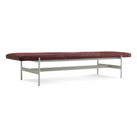 Daybench Jumbo in Oxblood Leather - Angle 3