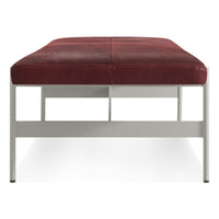 Daybench Jumbo in Oxblood Leather - Angle 5