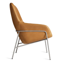 Acre Lounge Chair in Butterscotch Leather - Angle 8