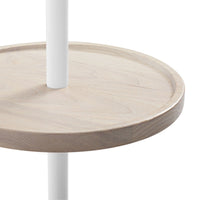 Amos Coat Rack in White / Whitewashed Ash - Angle 4