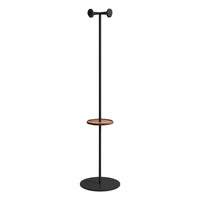 Amos Coat Rack in Oblivion / Walnut - Angle 1