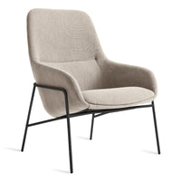 Acre Lounge Chair in Tait Stone - Angle 1