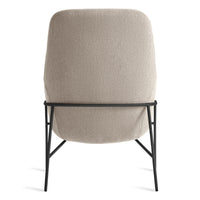 Acre Lounge Chair in Tait Stone - Angle 10