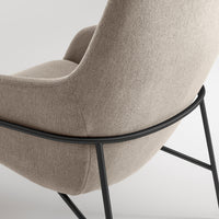 Acre Lounge Chair in Tait Stone - Angle 11