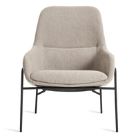 Acre Lounge Chair in Tait Stone - Angle 6