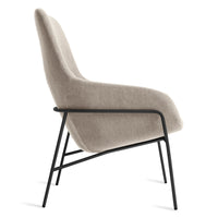 Acre Lounge Chair in Tait Stone - Angle 8