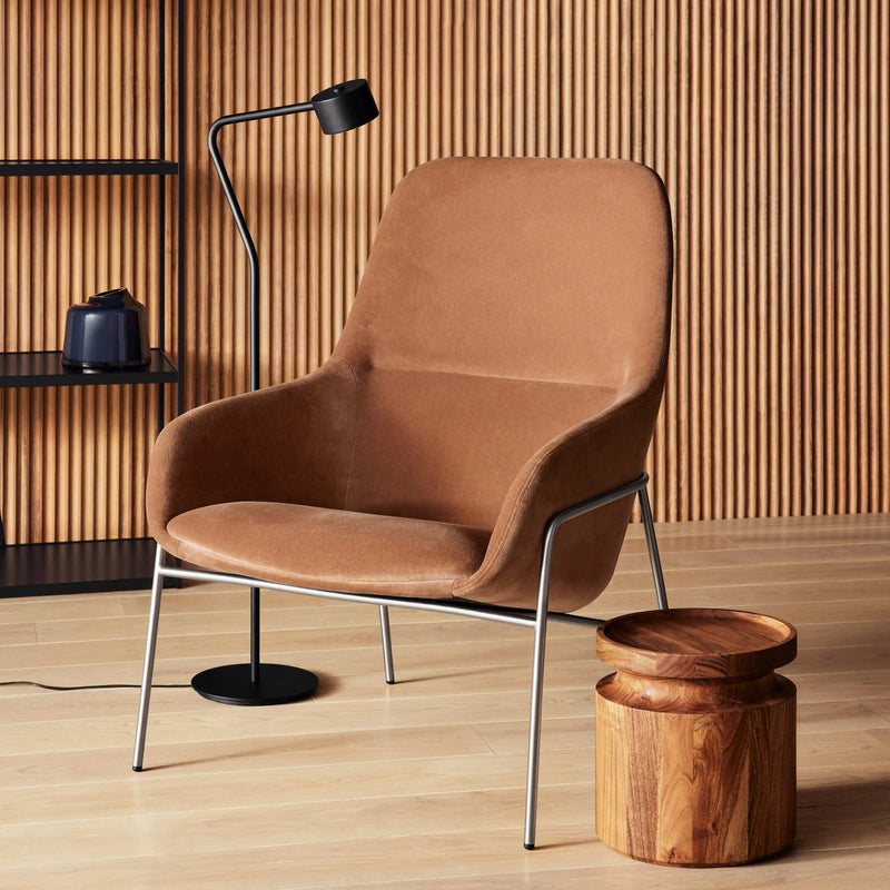 Acre Lounge Chair in Maharam Mode in Machine