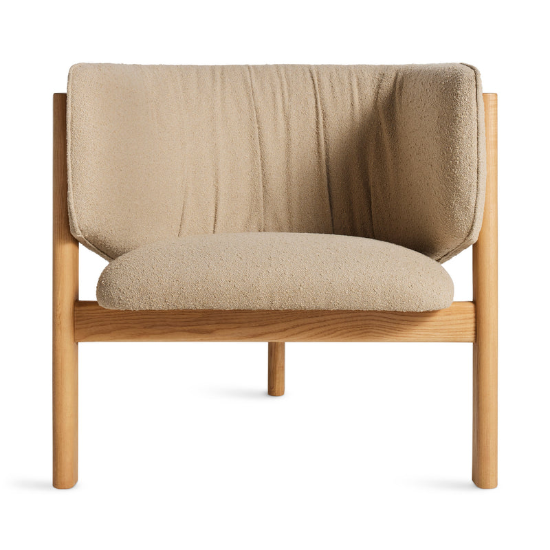 All In Lounge Chair in Kelso Camel - Angle 1