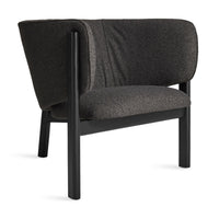 All In Lounge Chair in Kelso Charcoal - Angle 5