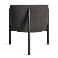 All In Lounge Chair in Kelso Charcoal - Angle 9