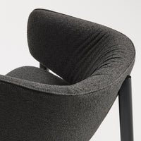All In Lounge Chair in Kelso Charcoal - Angle 10