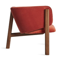 All In Lounge Chair en Tomato Velvet - ángulo 6
