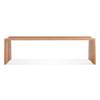 Amicable Split 60" Bench in White Oak - Angle 1