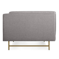 Bank Lounge Chair in Vern Grey - Angle 4