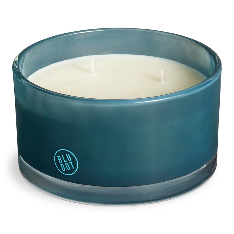 Forbidden Snack Candle in Marine Blue - Angle 1