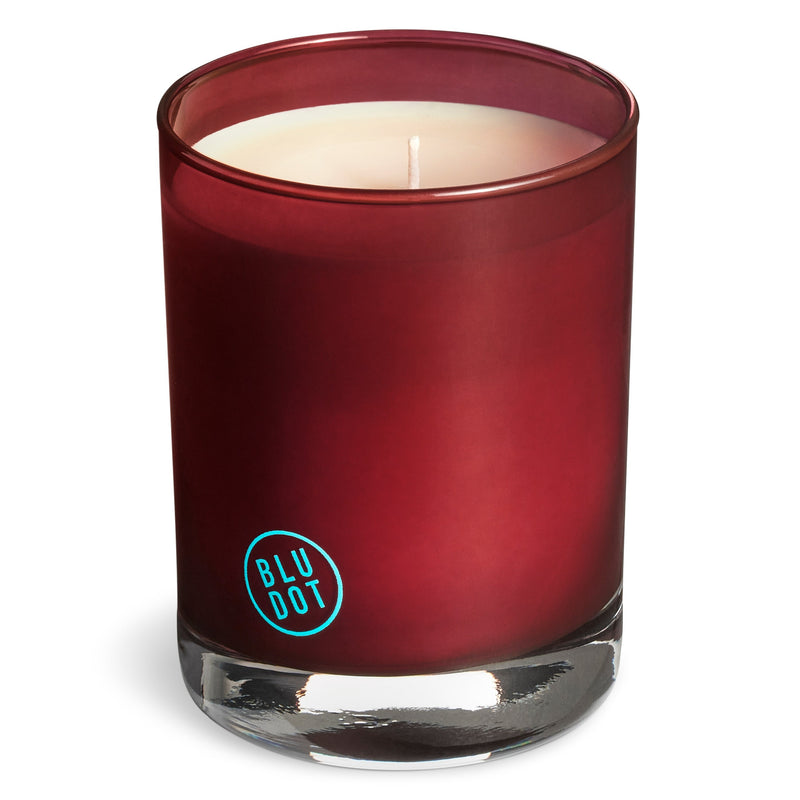Grandpa&#39;s Glove Candle in Oxblood