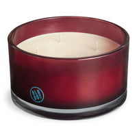 Grandpa's Glove Candle in Oxblood - Angle 1