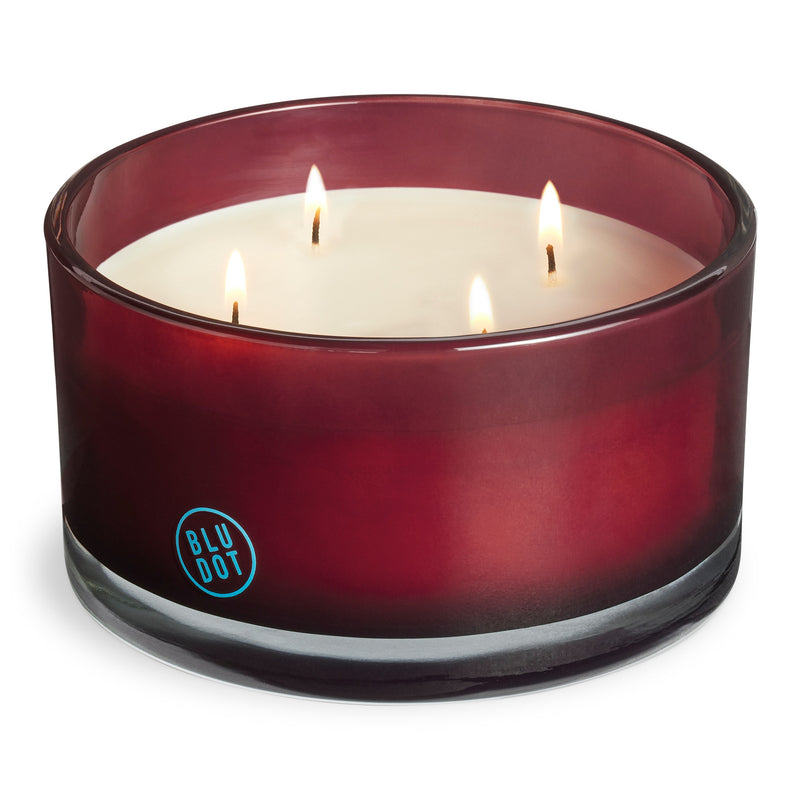 Grandpa&#39;s Glove Candle in Oxblood