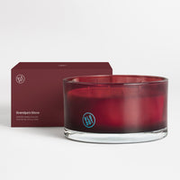 Grandpa's Glove Candle in Oxblood - Angle 7