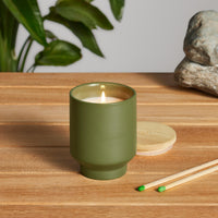 Lost in the Mild Outdoor Candle in Olive - Angle 7