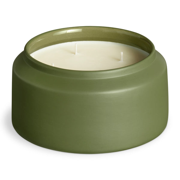 Lost in the Mild Outdoor Candle in Olive - Angle 1