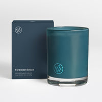 Forbidden Snack Candle in Marine Blue - Angle 12