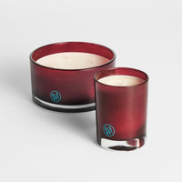 Grandpa's Glove Candle in Oxblood - Angle 3