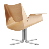 Buttercup Lounge Chair in White Oak - Angle 4