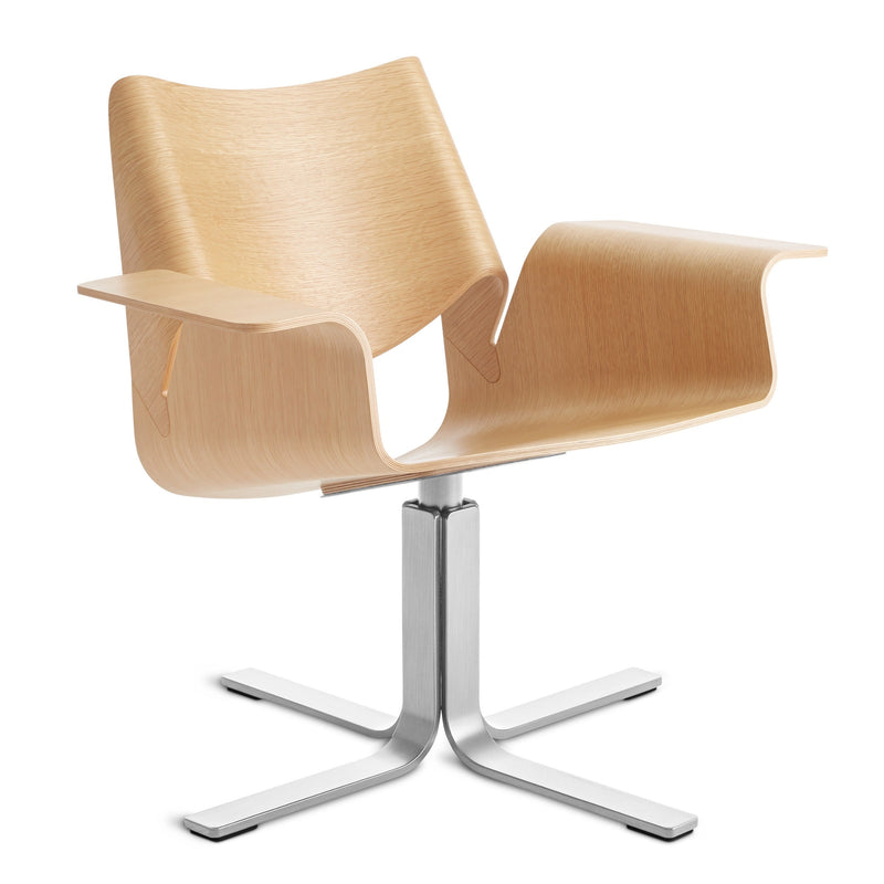 Buttercup Lounge Chair in White Oak