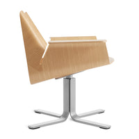 Buttercup Lounge Chair in White Oak - Angle 3