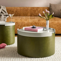 Bumper Large Ottoman Tray in Marine Blue - Angle 2