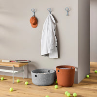 Olly Large Storage Basket in Copper - Angle 2